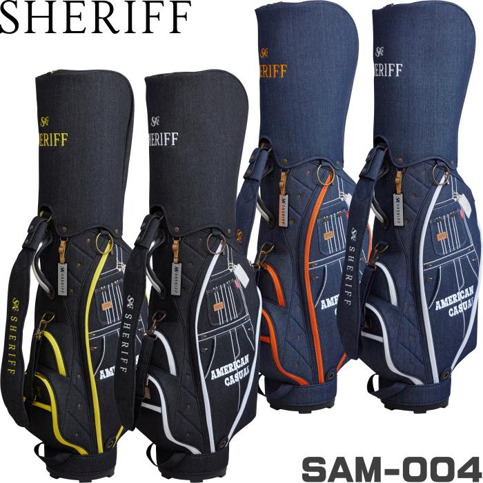 SHERIFF シェリフ SAM-004 アメカジシリーズ デニム キャディバッグ