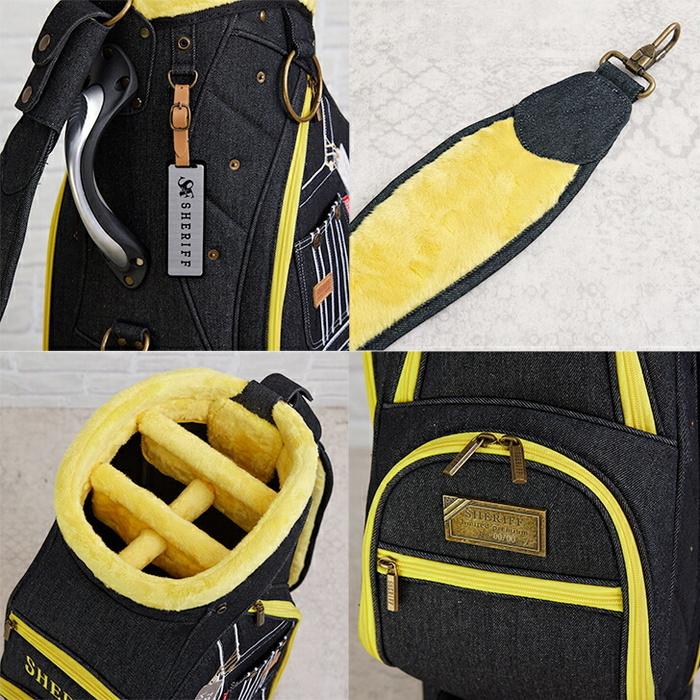 SHERIFF シェリフ SAM-004 アメカジシリーズ デニム キャディバッグ