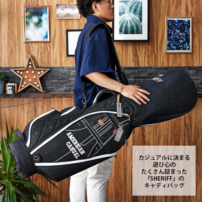 SHERIFF シェリフ SAM-004 アメカジシリーズ デニム キャディバッグ