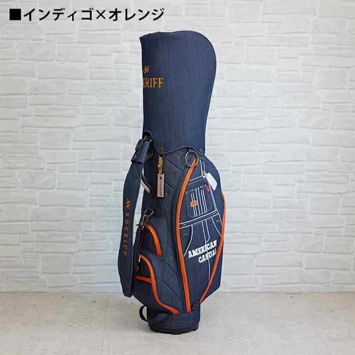 SHERIFF シェリフ SAM-004 アメカジシリーズ デニム キャディバッグ
