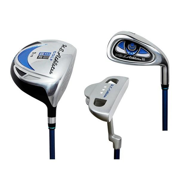 USアスリート ジュニア用ゴルフセット USCS-5755 (ブルー/ 9-12 USアスリート ジュニア用ゴルフセット USCS-5755 (ブルー/ 9-12
