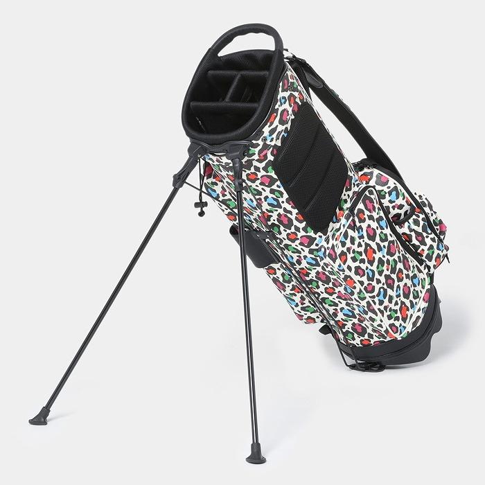 ビバハート VIVA HEART×ELEY KISHIMOTO PARTY LEOPARD　スタンド キャディバッグ 9.5型　47インチ対応 ユニセックス レオパード柄｜golf-atlas｜07