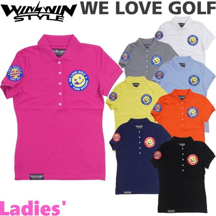 WIN WIN STYLEゴルフシャツ XL WINWIN STYLE（ウィンウィンスタイル） 【メール便発送可】 WE LOVE