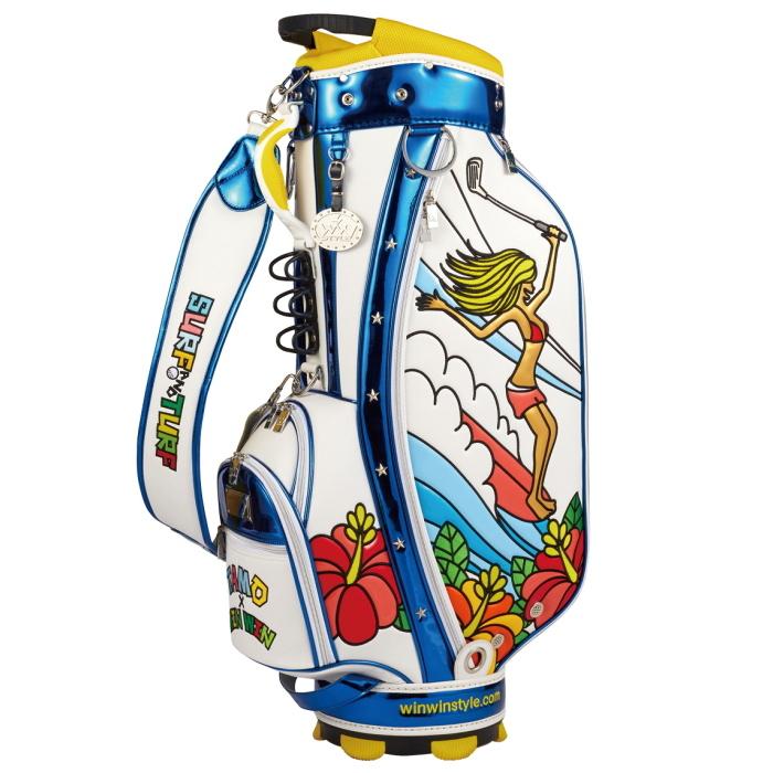 TAMO WINWIN STYLE コラボキャディバッグ ゴルフクラブセット✨ WINWIN STYLE（ウィンウィンスタイル） SURF&TURF CART BAG LEM カート
