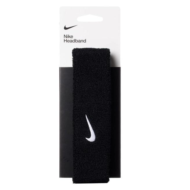 [送料無料]NIKE(ナイキ)　スウォッシュ ヘッドバンド　ブラック/ホワイト　BN2091 Swoosh Logo　ヘアバンド｜golf-bg｜02