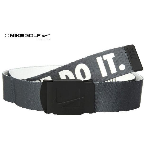Nike Golf ナイキゴルフ ウェブベルト Just Do It Web Belt ダークグレー カットレングスタイプ Usモデル Gw Nike Just Gry Sakurasports 通販 Yahoo ショッピング