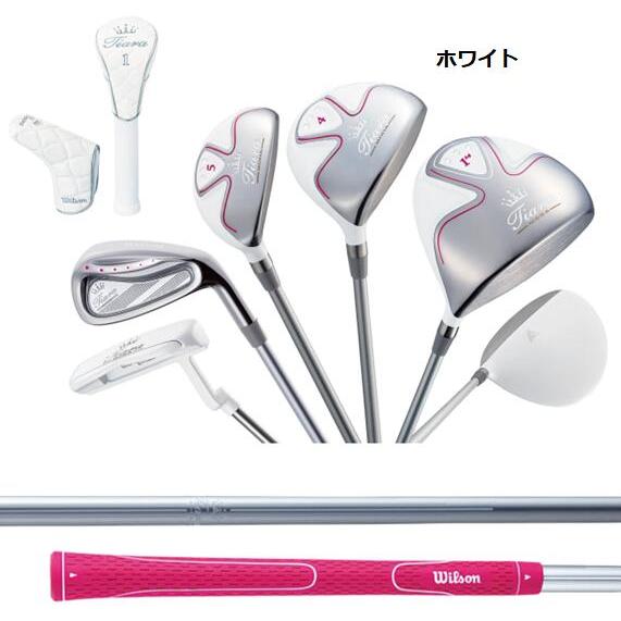 ラスト1点 LOUDMOUTH+Wilson スタンドキャディバッグ 772-988/LM-CB0021 TIARA MODA 8 SET ティアラモーダ 8本セット LADIES CLUB SET レディース クラブセット