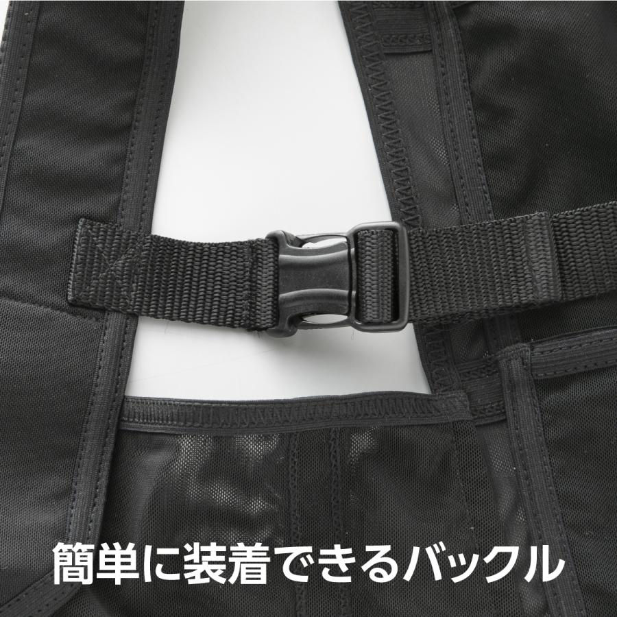 タルテックス 冷却ベスト フリーサイズ アイスパック付き 保冷剤 暑さ