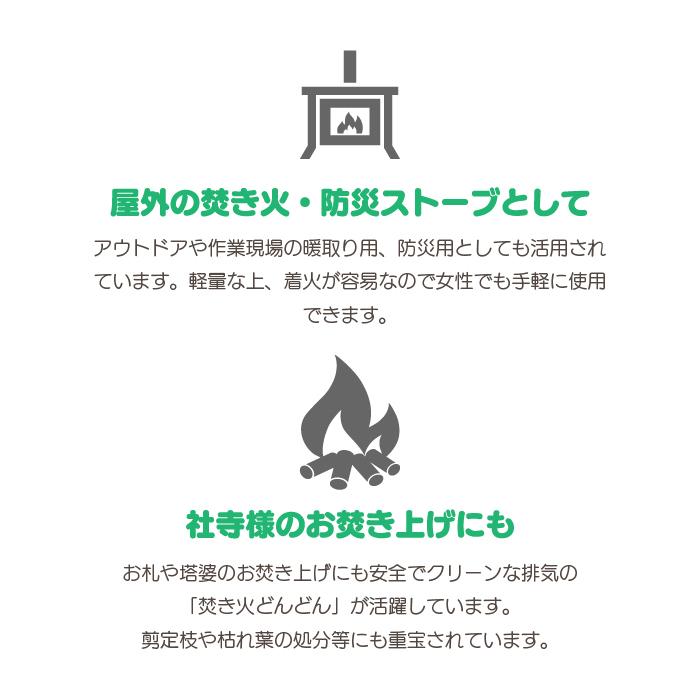 焚き火どんどん MP200 煙の出ない焼却炉 家庭用 焼却器 無煙