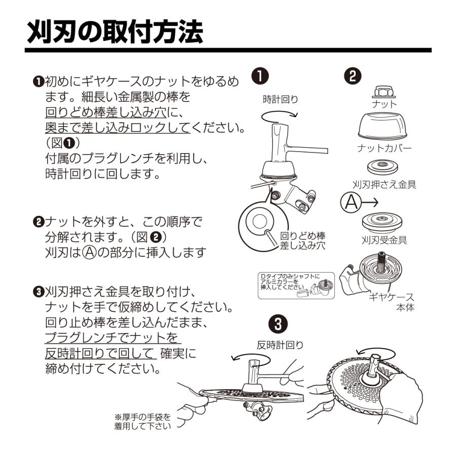 ギヤケースASSY ギアケース アウター外径25~26mm 刈払機 草刈り機 汎用