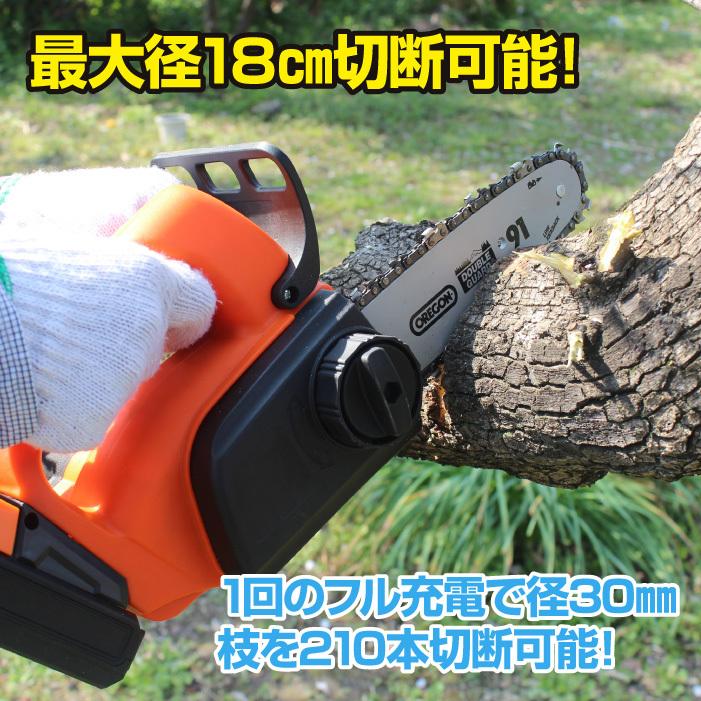 YARD FORCE（ヤードフォース） 24Vハンディチェーンソー 充電式 電動 