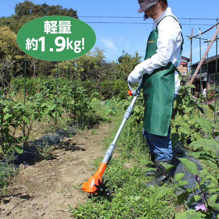 YARD FORCE（ヤードフォース） 12V根こそぎ除草機 立ったまま
