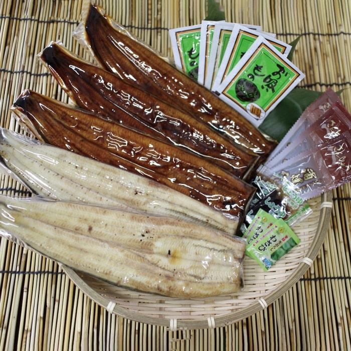 うなぎ 鰻 国産 蒲焼き白焼きハーフセット 110g×4尾 浜名湖 丑の日