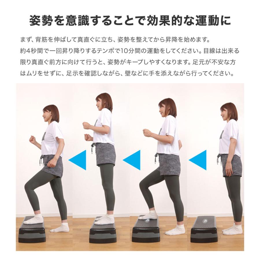 ワンツーステップ 踏み台昇降 ステップ台 トレーニング 有酸素運動