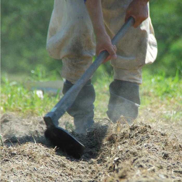 トンビ鍬 全鋼 くわ 鍬 土起こし 開墾 田畑 耕起作業 稲株起こし 根切 砕土深耕 穴掘り 農業 園芸 家庭菜園 ガーデニング 伝統的 日本 ...