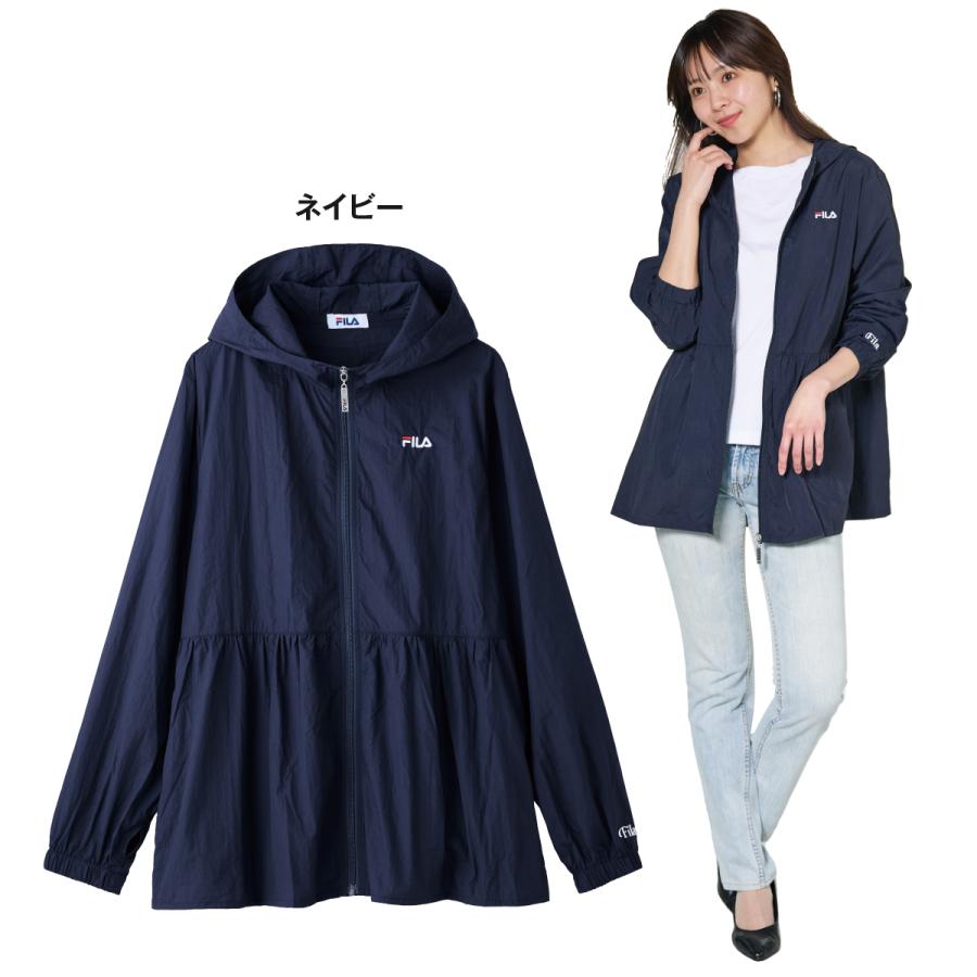 FILA フィラ パーカー はっ水 UVカット ワッシャーパーカー レディス