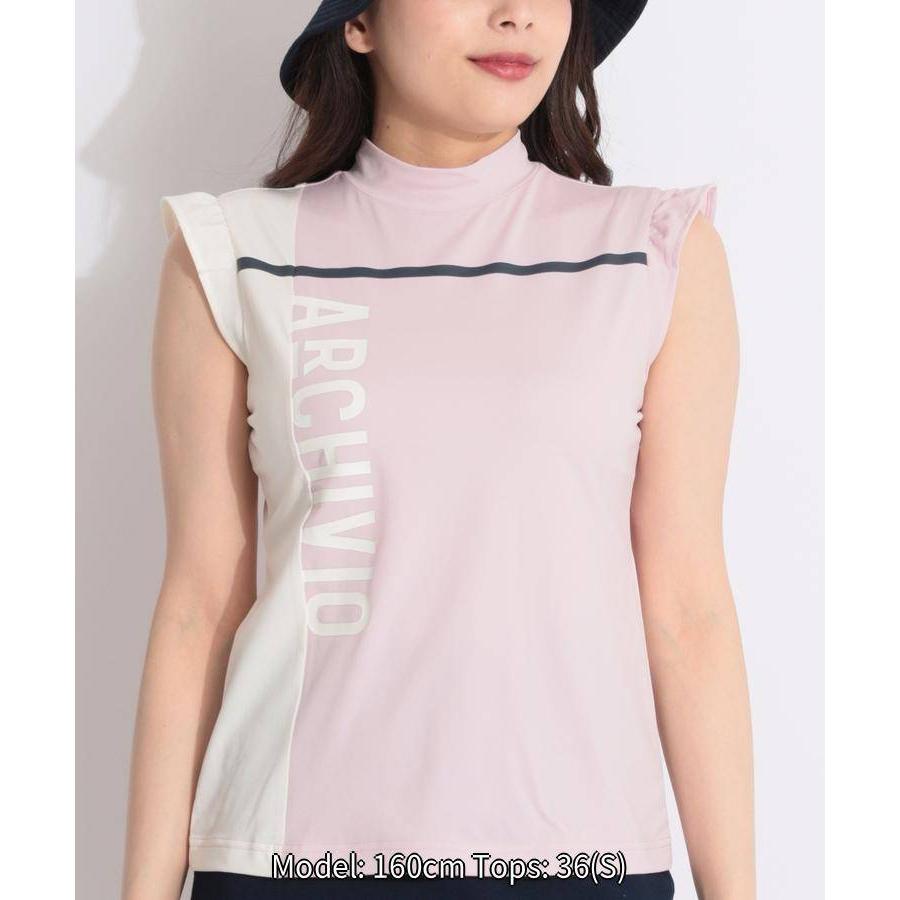 セール アルチビオ 【高ストレッチ】サイドロゴフリルスリーブ