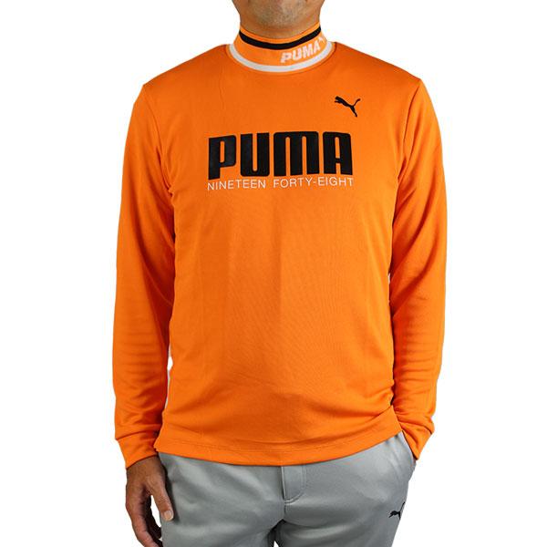 PUMA ネコポス対象 セール プーマゴルフ リブカラー長袖モック