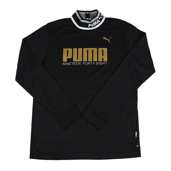 PUMA ネコポス対象 セール プーマゴルフ リブカラー長袖モック