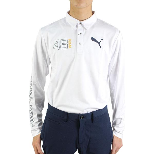 PUMA（プーマ） セール プーマゴルフ ジャガードLSポロシャツ 大きい