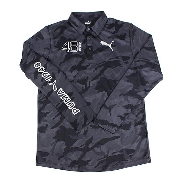 PUMA（プーマ） セール プーマゴルフ ジャガードLSポロシャツ 大きい