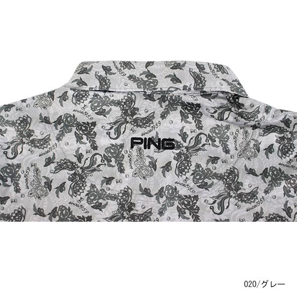 PING セール ピン メンズ 総柄プリント半袖カノコポロシャツ 621 PING セール ピン メンズ 総柄プリント半袖カノコポロシャツ 621