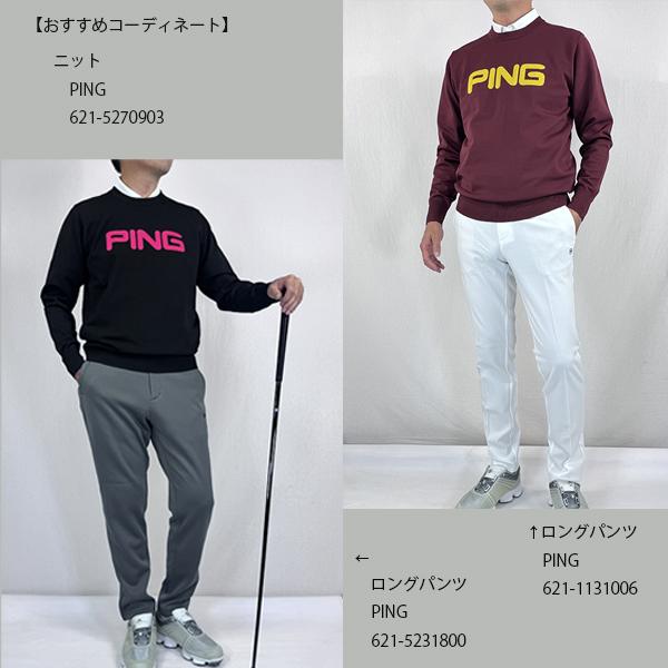 PING（ピン） セール ゴルフウェア セーター クルーネックニットプル