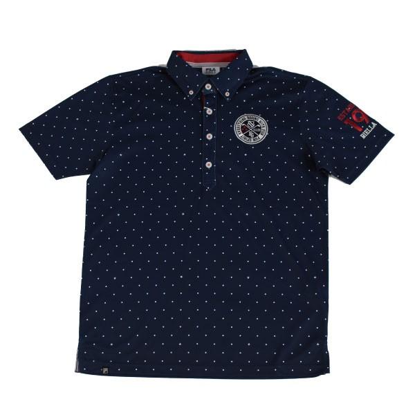 30 Off ゴルフウェア メンズ 半袖ポロシャツ 大きいサイズ フィラゴルフ ドット柄 半袖シャツ 吸汗速乾 Uvケア Fila Golf Corsia Golf 通販 Yahoo ショッピング