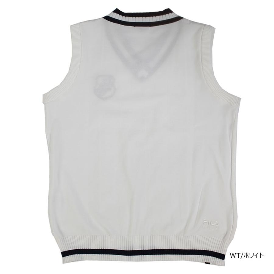 フィラゴルフ 軽量ニットベスト メンズ ベスト 大きいサイズ ゴルフウエア 春夏用 ホワイト ネイビー M 3l Vネックニットベスト Fila Golf Corsia Golf 通販 Yahoo ショッピング
