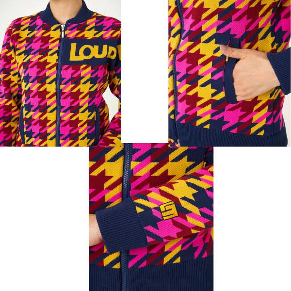 LOUDMOUTH チドリ柄 フルジップジャケット 【公式通販】