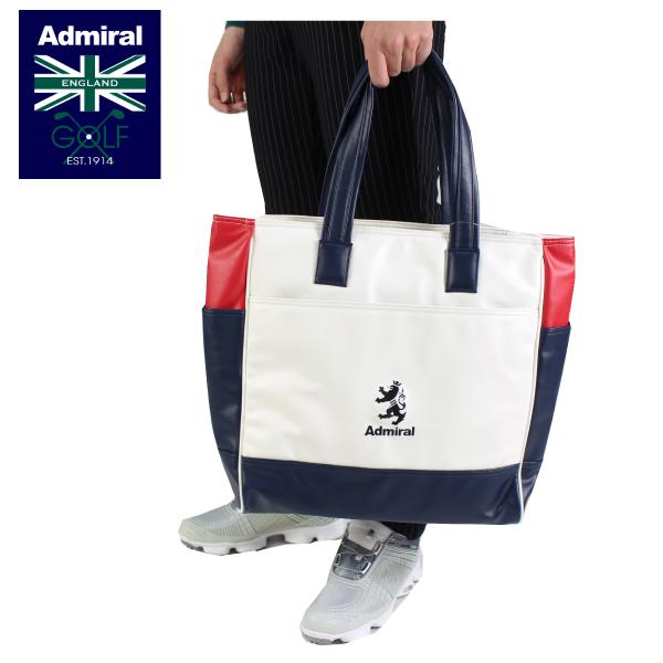 Admz1atc Admz1atc その他ゴルフ用バッグ ゴルフバッグ 21秋冬 Admiral メンズ アドミラルゴルフ Golf バッグ ゴルフ トリコロール トートバッグ 合皮トートバッグ ゴルフバッグ 大きめ Corsia Golf