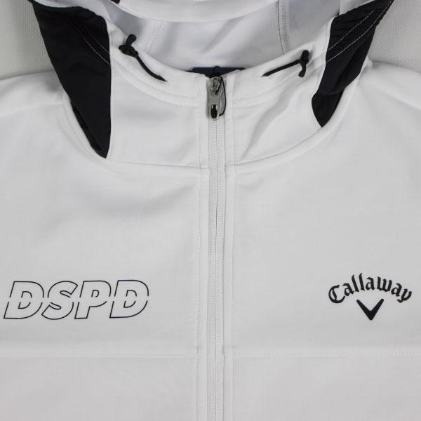 キャロウェイ◆ダブルジップ ジャケット パーカー◆ホワイト 3Lサイズ Callaway（キャロウェイ） セール メンズ フルジップスウェット