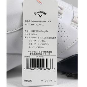 セール キャロウェイ メンズ エアロ スポーツ ボア AERO SPORT BOA ソフトスパイクゴルフシューズ C22996110 大きいサイズ有 Callaway Golf 靴｜golf-line｜20