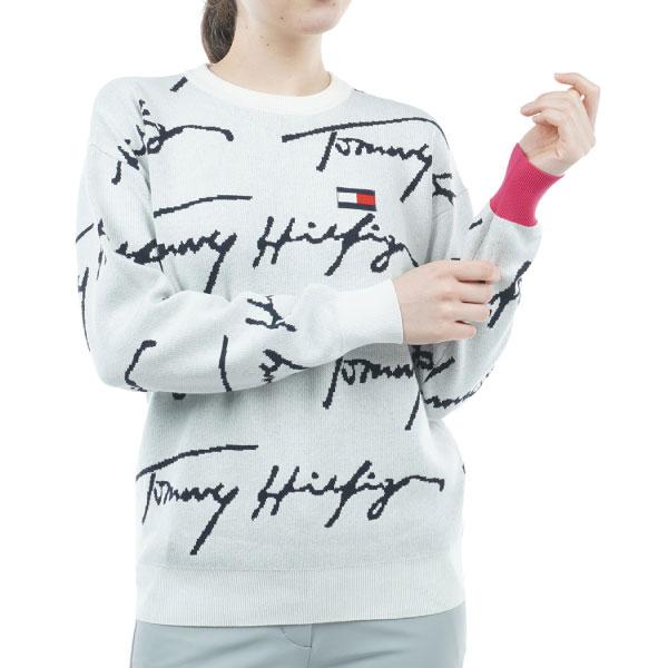 セール トミーヒルフィガー レディース シグネチャー クルーネック  
