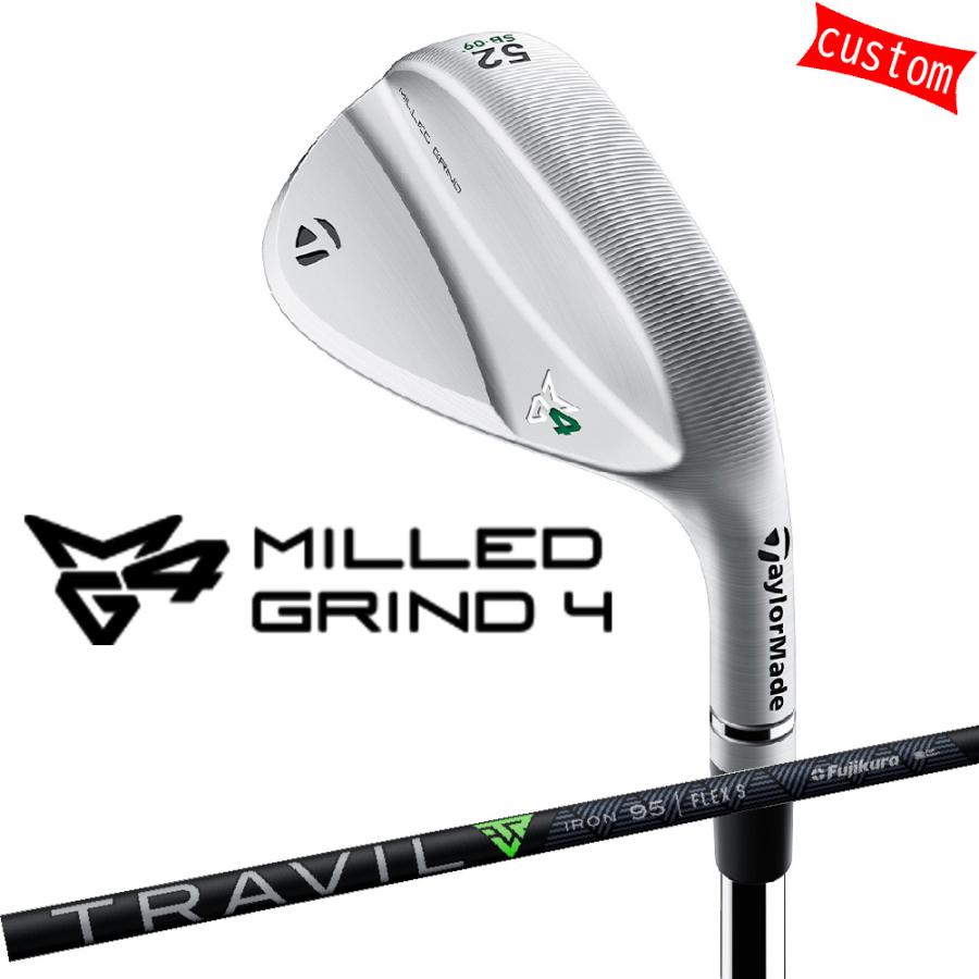 ゴルフクラブ カスタム 右用 テーラーメイド MG4 ウェッジ 3本組 MILLED GRIND 4 WEDGE TRAVIL IRON  特注 日本正規品 TaylorMade｜golf-magazzino