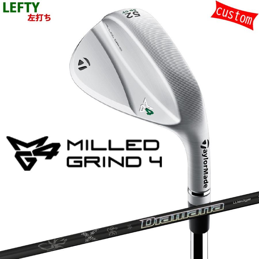 カスタム 左用 テーラーメイド MG4 ウェッジ MILLED GRIND 4 WEDGE ディアマナ サンプ ウェッジ 特注 日本正規品 TaylorMade