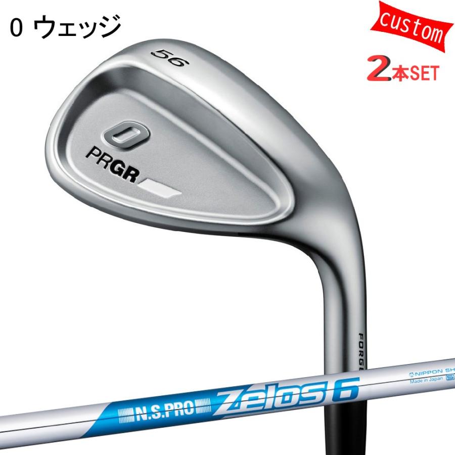 PRGR - ゴルフ野球クラブ  労働者階級歯車 24模範例 0ウェッジ 2本組 カスタム N.S.PRO ZELOS 6 ゼロス6 日本矢がら 特注 アイアン 24年模範例 クラブ（メンズ）-ゴルフ