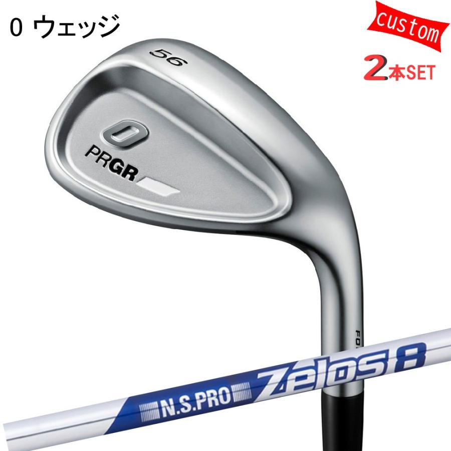 PRGR - ゴルフ野球クラブ  労働者階級歯車 24模範例 0ウェッジ 2本組 カスタム N.S.PRO ZELOS 8 ゼロス8 日本矢がら 特注 アイアン 24年模範例 クラブ（メンズ）-ウェッジ