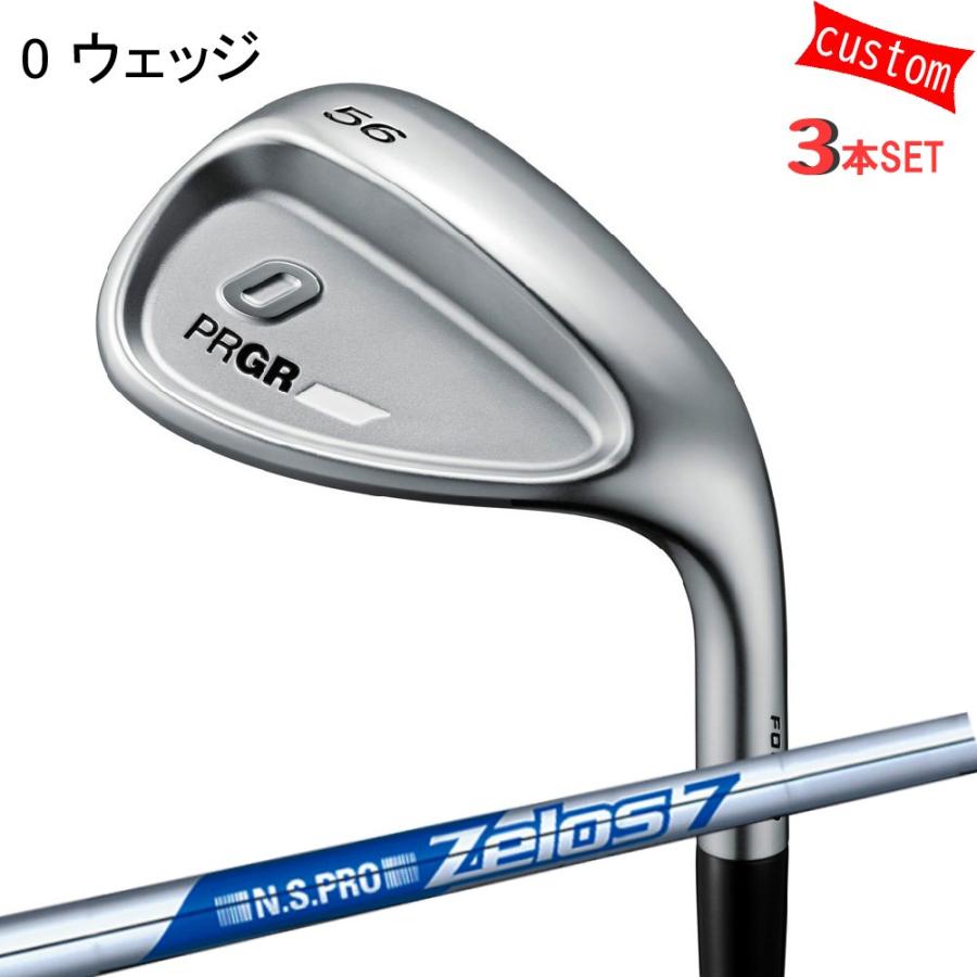 PRGR - ゴルフ野球クラブ  労働者階級歯車 24ひな型 0ウェッジ 3本組 カスタム N.S.PRO ZELOS 7 ゼロス7 日本矢がら 特注 アイアン 24年ひな型