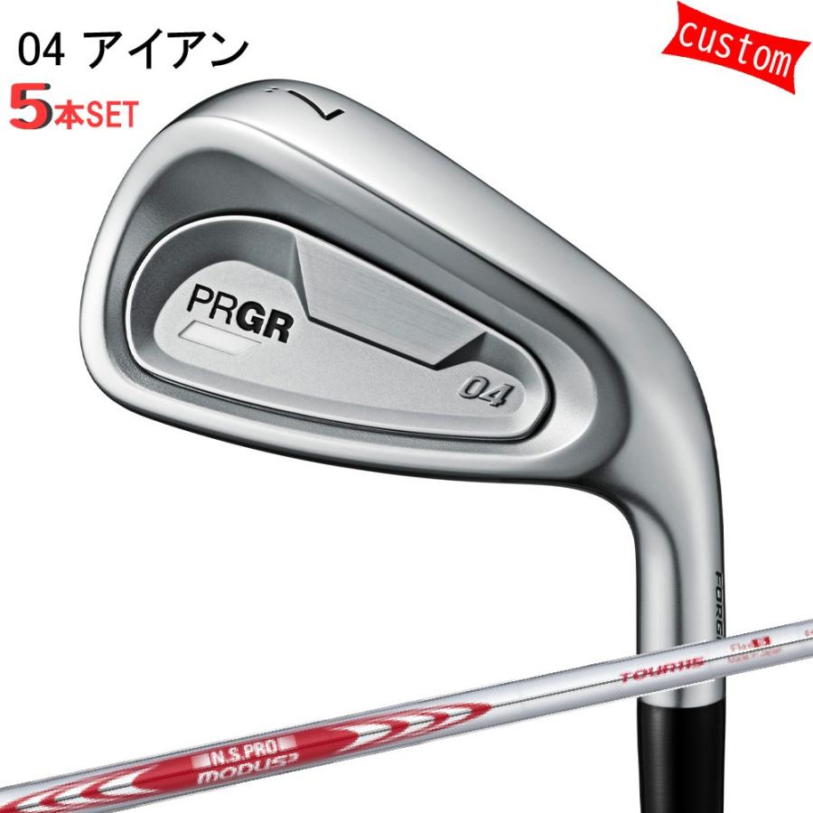 ゴルフクラブ  プロギア 24モデル PRGR04アイアン アイアンセット 5本組 カスタム モーダス3　ツアー115　MODUS3　TOUR105　 特注 PRGR アイアン 24年モデル