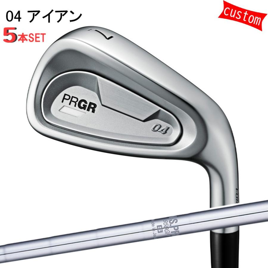 ゴルフクラブ  プロギア 24モデル PRGR04アイアン アイアンセット 5本組 カスタム NS PRO 950 　日本シャフト  特注 PRGR アイアン 24年モデル