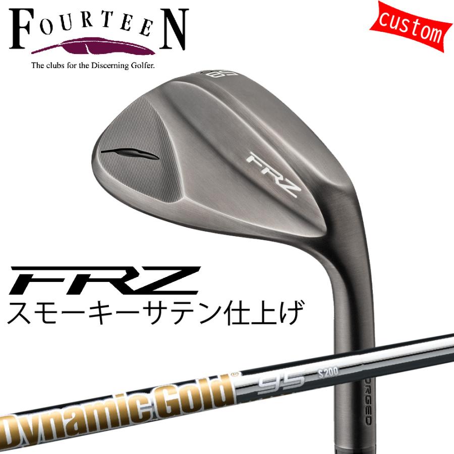ゴルフクラブ フォーティーン ウェッジ 24モデル FRZ WEDGE スモーキーサテン FOURTEEN GOLF カスタムDG105 ダイナミックゴールド105