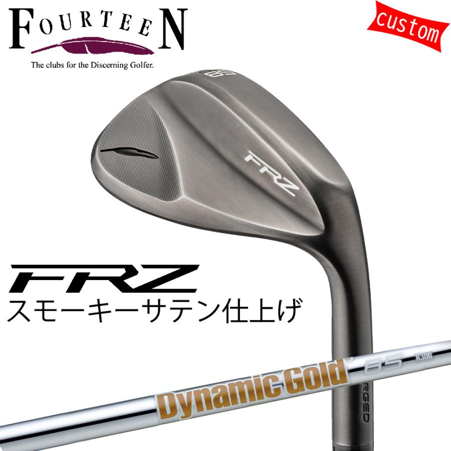 ゴルフクラブ フォーティーン ウェッジ 24モデル FRZ WEDGE スモーキーサテン FOURTEEN GOLF カスタムDG85 ダイナミックゴールド85
