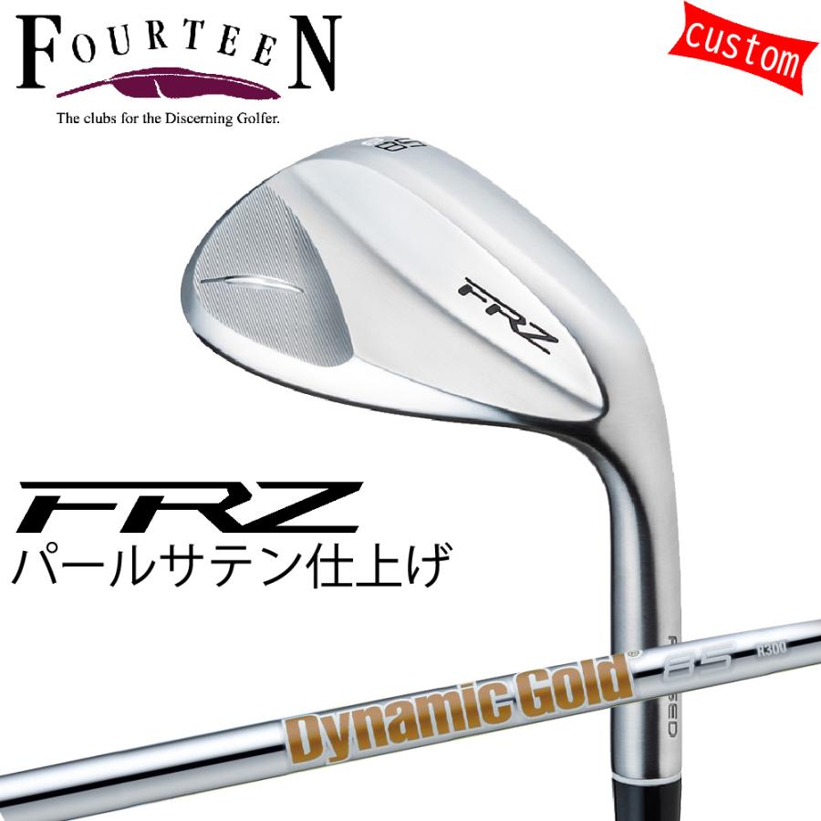 ゴルフクラブ フォーティーン ウェッジ 24モデル FRZ WEDGE パールサテン FOURTEEN GOLF カスタムDG85 ダイナミックゴールド85