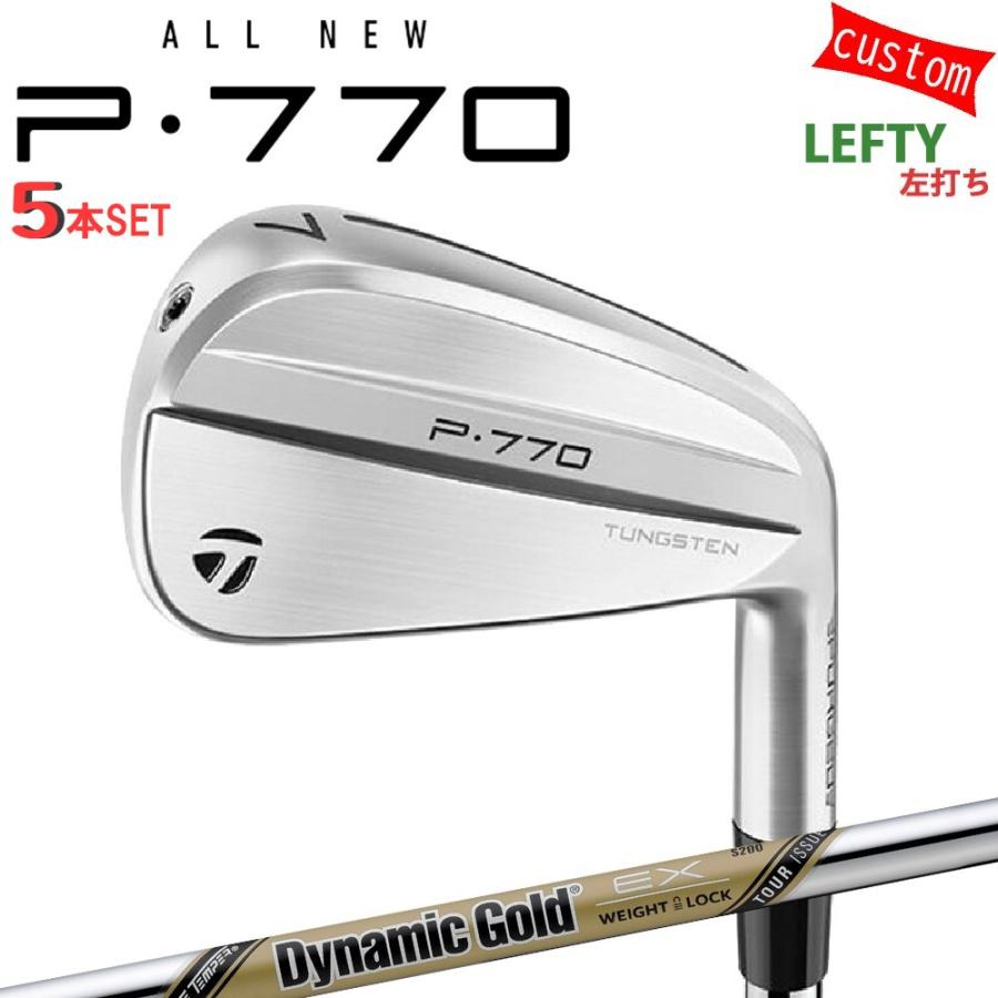TaylorMade - ゴルフ野球クラブ カスタム  仕立て屋御手伝いさん P770 2024 アイアン仕掛ける 5本組 左用 ダイナミックゴールドEX ツアーイシュー  特注 日本置き目品 ゴルフ-スポーツ