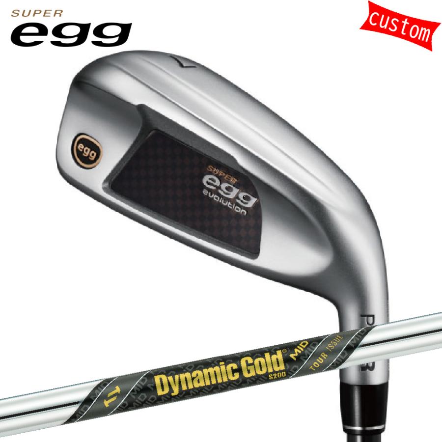 ゴルフクラブ カスタム  高反発クラブ プロギア 24モデル スーパーエッグアイアンセット Dynamic Gold MID TOUR ISSUE 特注 PRGR アイアン 24年モデル