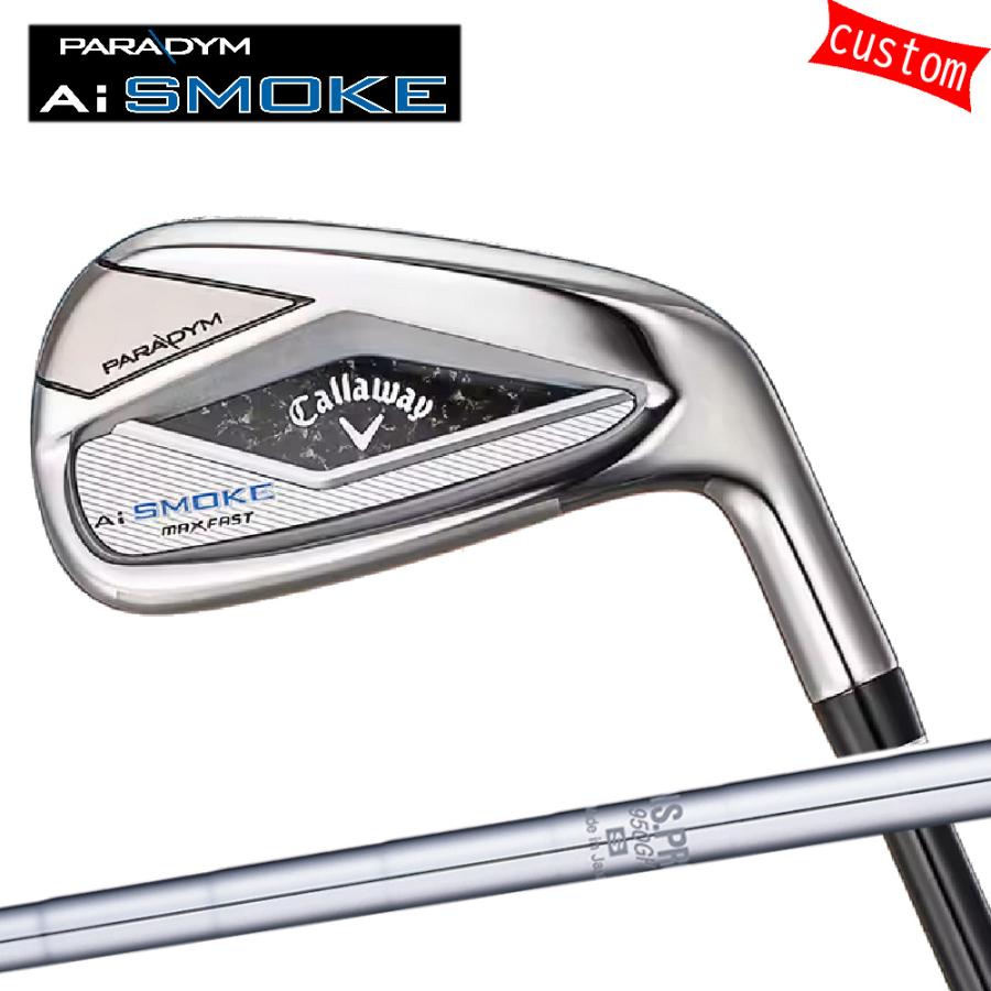 カスタム キャロウェイ PARADYM Ai SMOKE MAX FAST アイアンセット 7本組 NS PRO 950 日本シャフト 特注 Callaway 24モデル パラダイム Ai スモーク