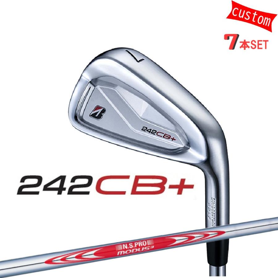 BRIDGESTONE GOLF - ゴルフ野球クラブ  ブリヂストン 242CB+ アイアン仕掛ける 7本組 カスタム  N.S.PRO MODUS3 TOUR120 モーダス3 周遊旅行120 特注 BS 24模範例 スポーツ-アイアンセット-ゴルフ