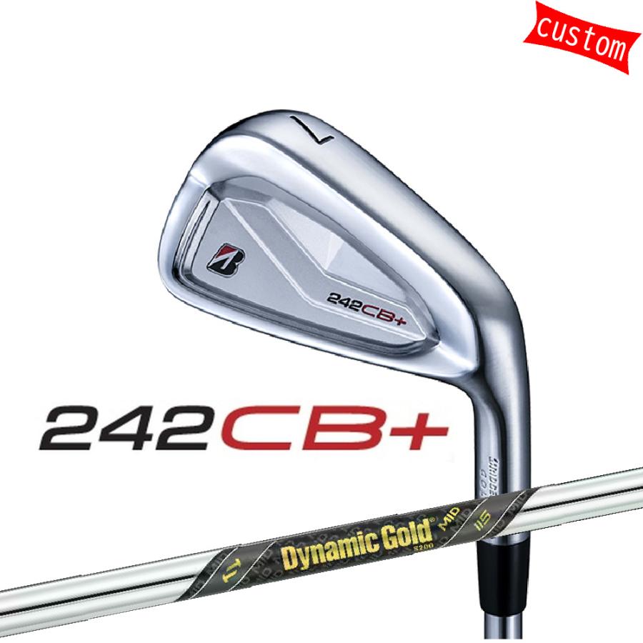 ゴルフクラブ  ブリヂストン 242CB+ アイアン カスタム  ダイナミックゴールド MID 115  特注 BS 24モデル
