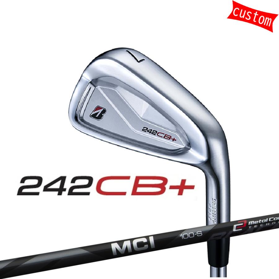ゴルフクラブ  ブリヂストン 242CB+ アイアン カスタム  MCI ブラック　アイアン用フジクラシャフト 特注 BS 24モデル